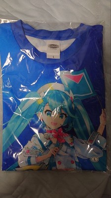M6h Hatsune Miku Magical Mirai 2024 Full Graphic T-shirt L Unisex Polyester Jap