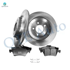 6PC Rear 302mm Brake Rotors-D1095 7874 Brake Pad For 2007-2010 2012-2015 Mazda 5