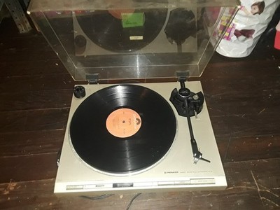 Antique Pioneer Record Player Turntable Just Needs Needle Works