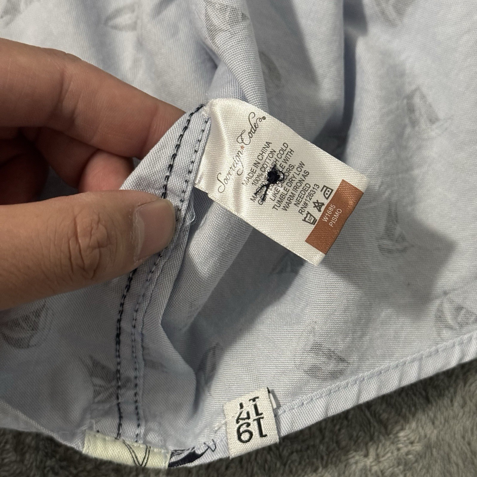 Sovereign Code Sailboat Button Down Flamingo Flip… - image 5