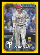 Nick Castellanos Yellow 2024 Topps #421 Philadelphia Phillies