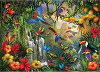 Puzzle (500 T.) Tropisches Vogelparadies (Eurographics) Neu/Ovp