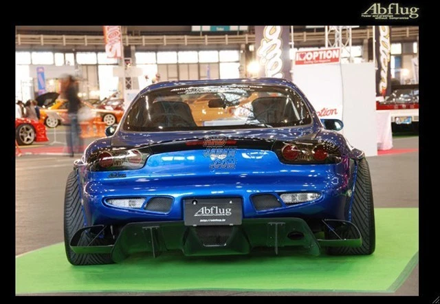 Mazda RX7 1993-2002 Abflug fibra de carbono trasero bajo difusor FD3S Foto 2 de 4