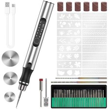 Electric Cordless Engraving Pen Rotary Tool for Metal Wooden Glass Leather Resin