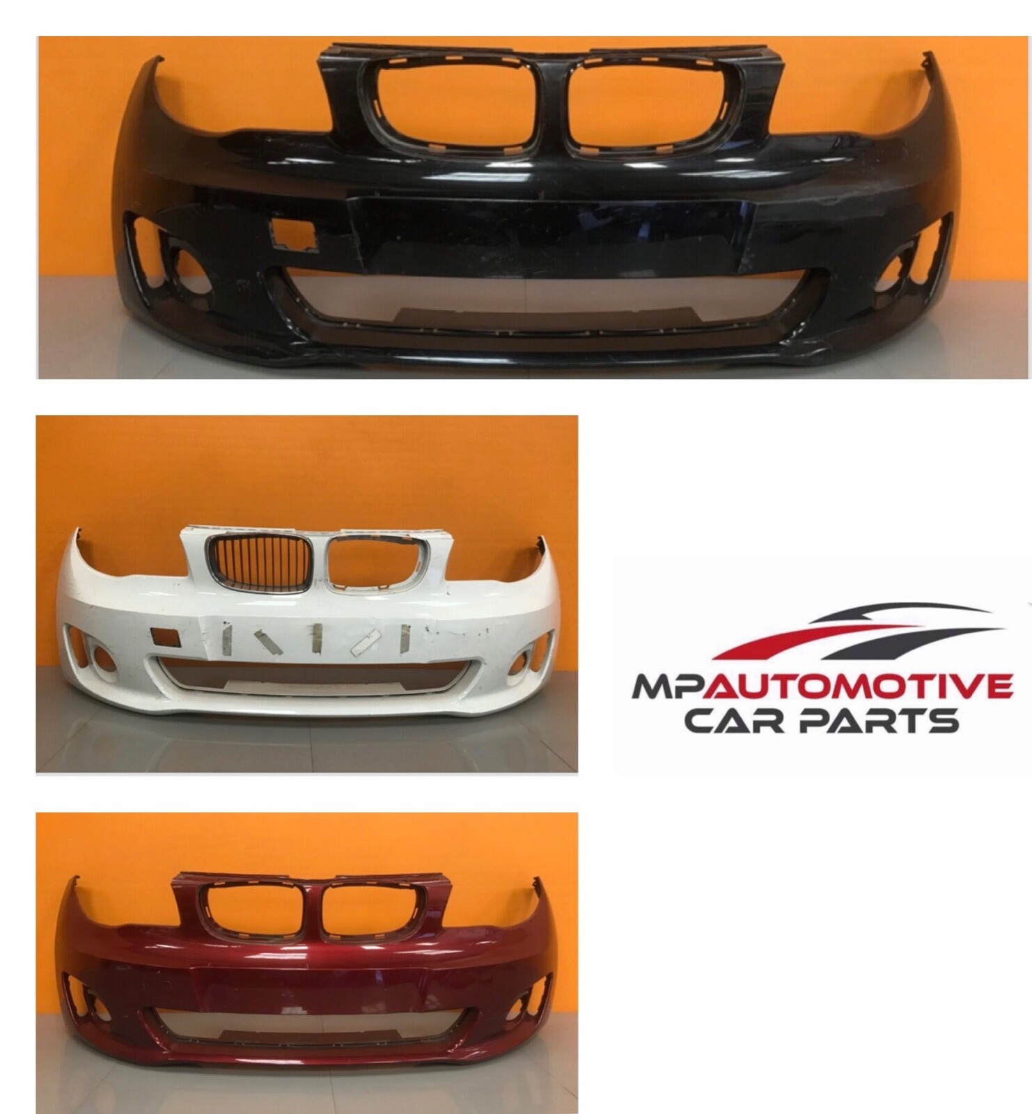 *BMW 1 series e82/e88 coupe lci se 2009-12 GENUINE FRONT BUMPER each