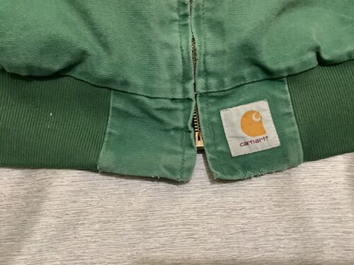 Vintage Carhartt JS1158 Cactus Green Southwest Aztec Santa Fe Jacket - Large - Bild 4 von 11