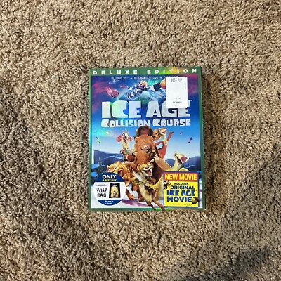 Ice Age: Collision Course, deluxe Edition, Blu-Ray3D+ Dvd+ Digital Sealed(RARE)￼