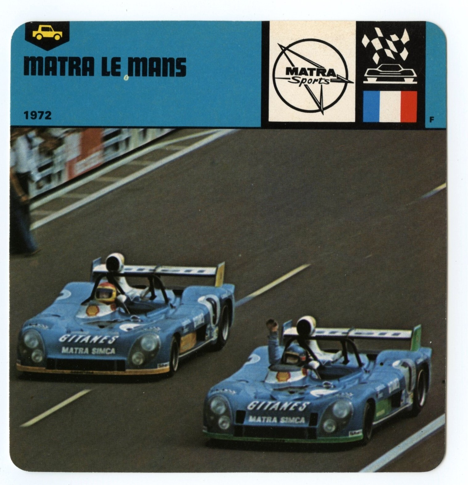 Matra Le Mans - Racing Competition Edito Service Auto Rally Card | eBay