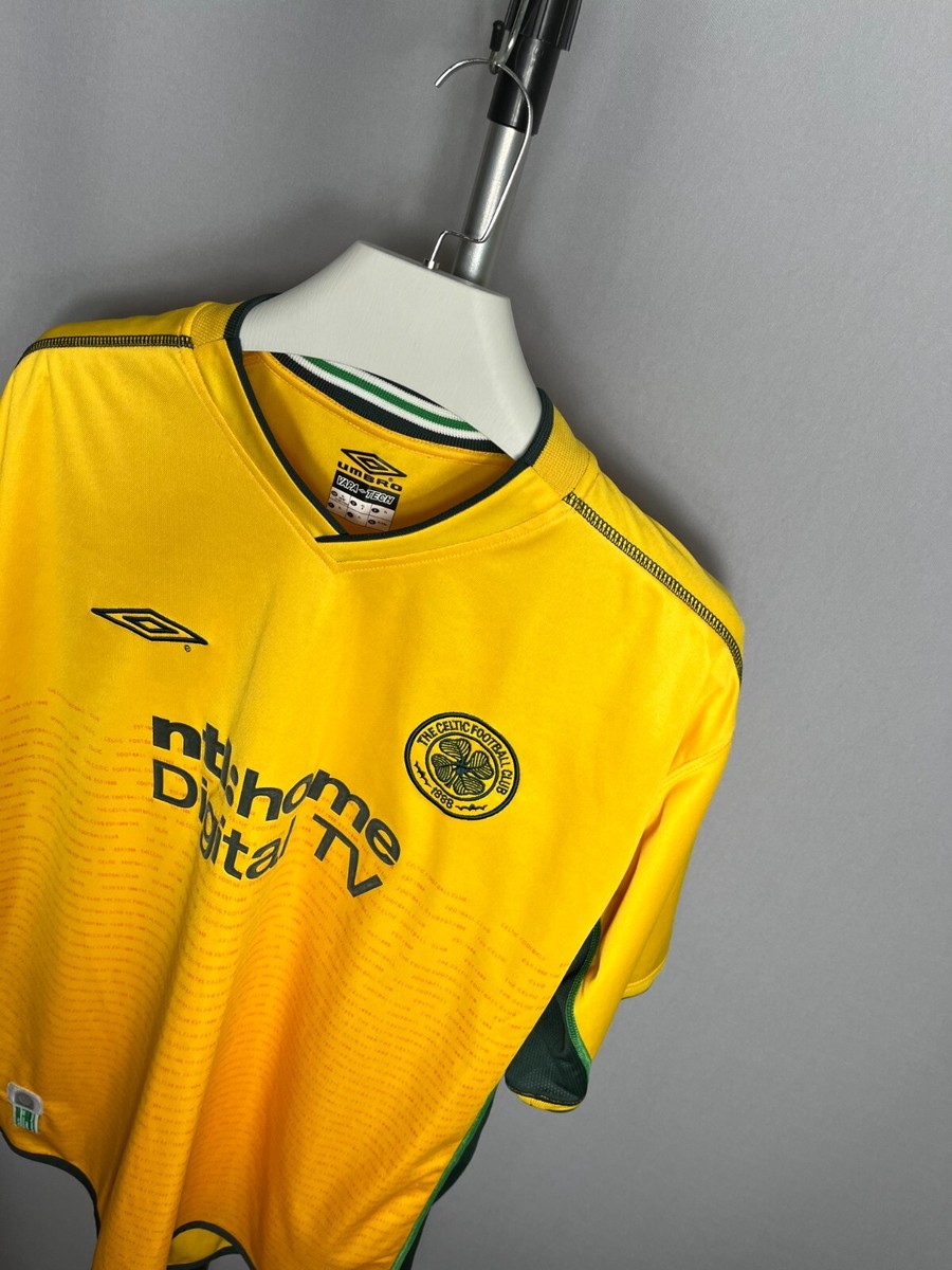 【新品未使用】UMBRO Celtic FC 02/03 away ユニフォーム Celtic 2002 - 2003 Away football shirt jersey Umbro size L