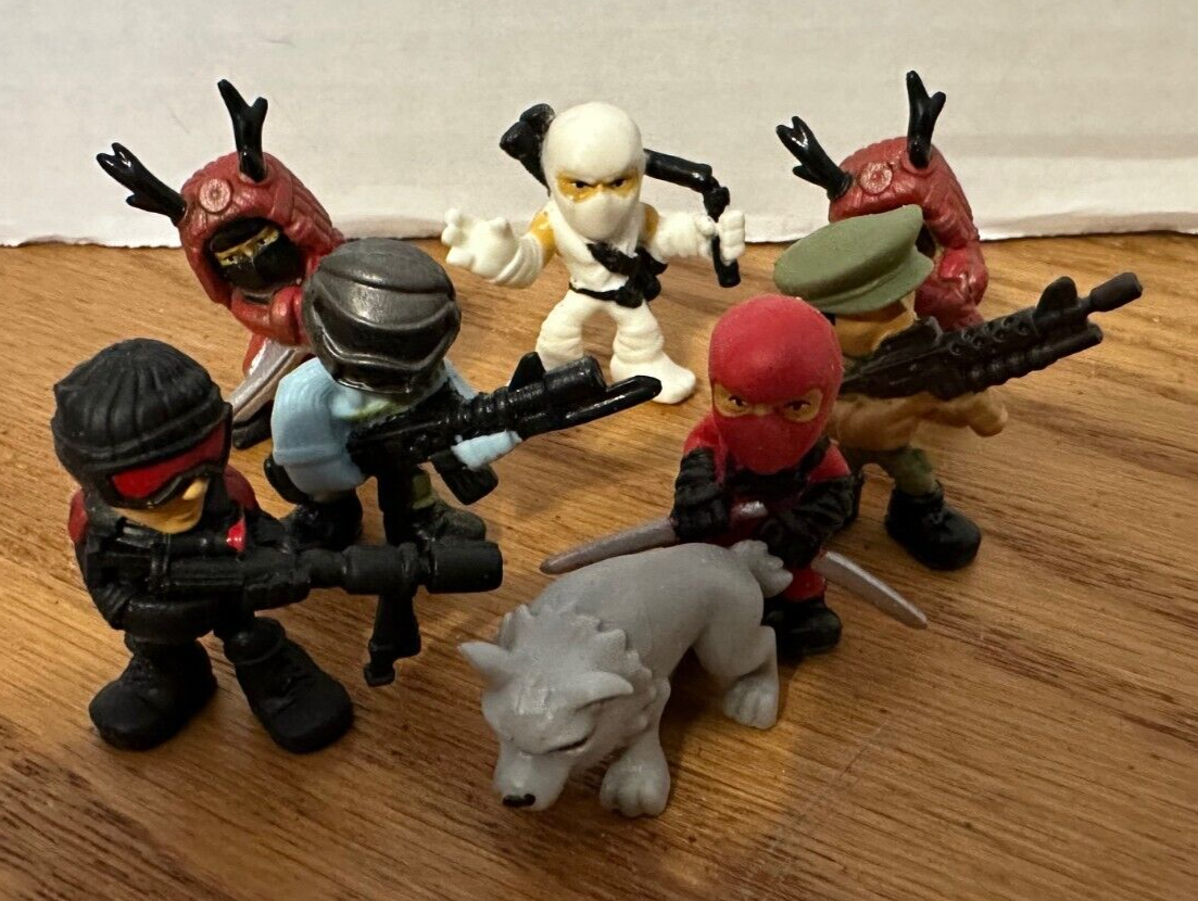 8 Hasbro G.I. Joe Micro Force loose figures