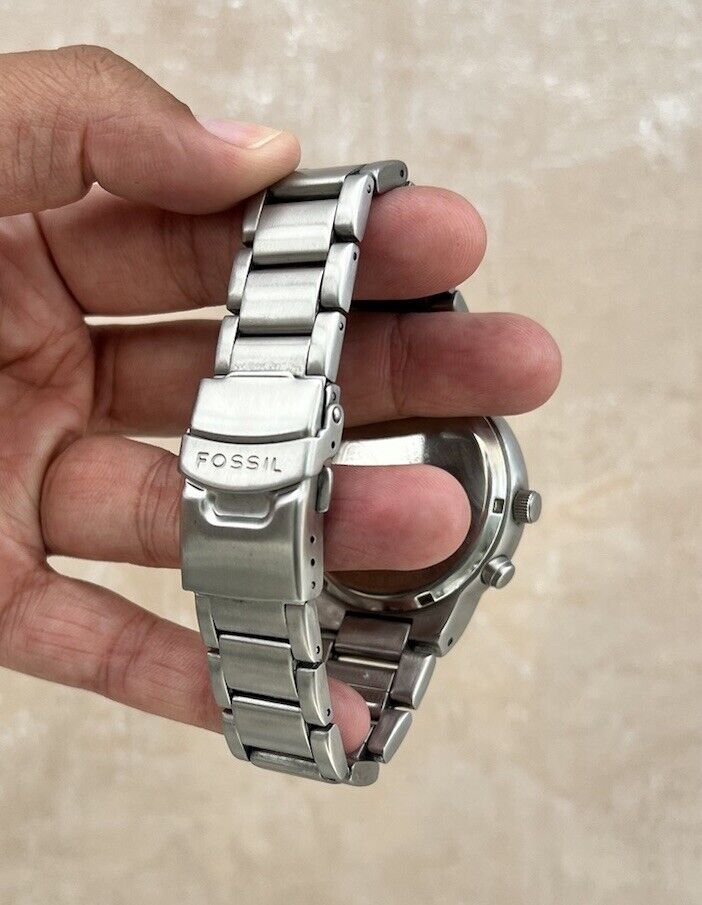 Y2K Red Kanji HAPPINESS Watch, FOSSIL Big Tic JR-8083 Y2K Red Kanji HAPPINESS Watch, FOSSIL Big Tic JR-8083