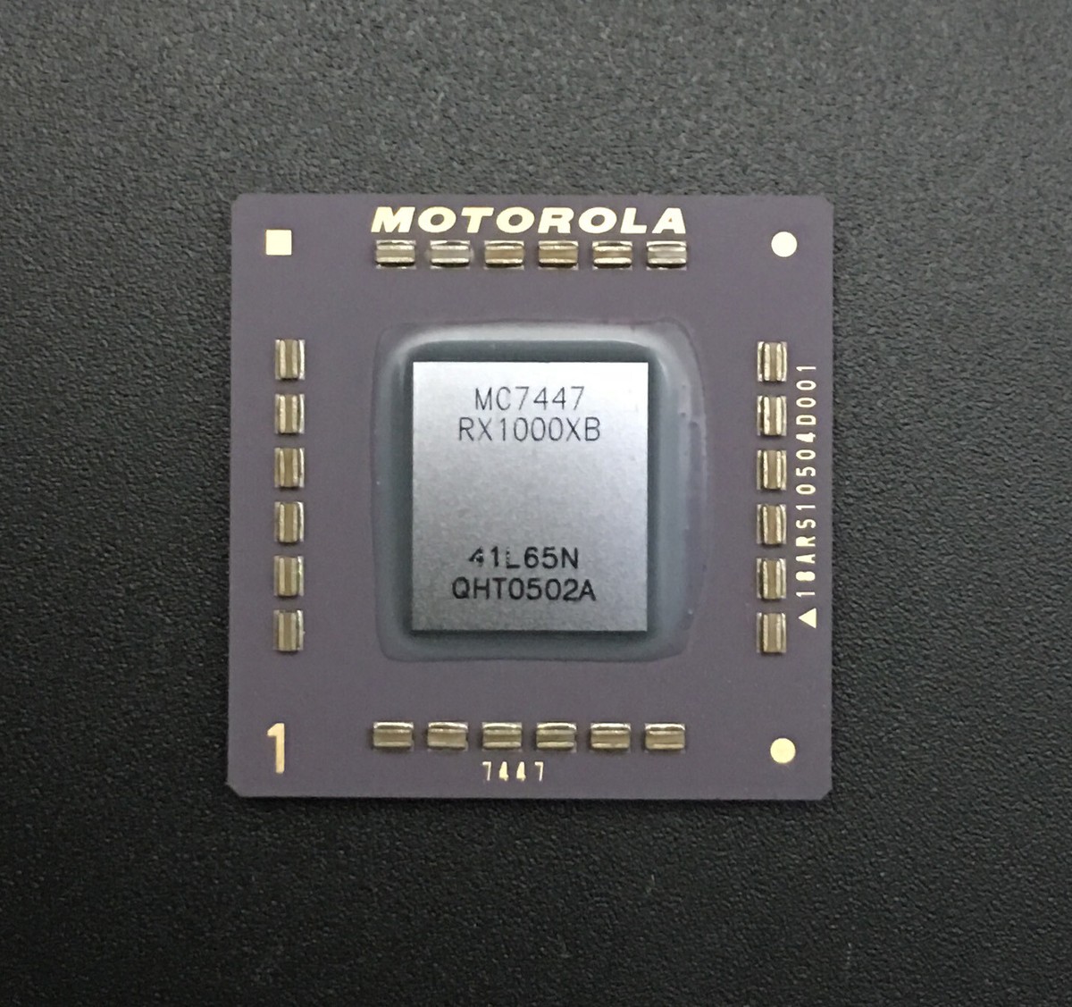 Motorola PowerPC G4 CPU MC7447-RX1000XB Processor 1000MHz Motorola PowerPC G4 CPU MC7447-RX1000XB Processor 1000MHz