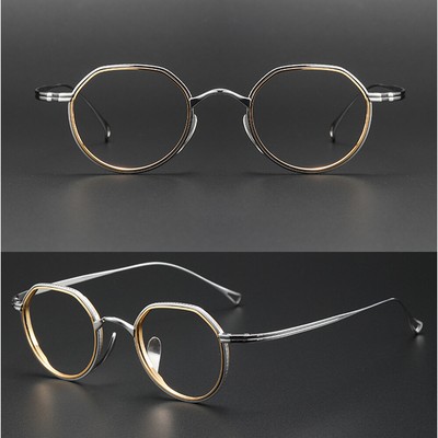 Premium Men Readers Glasses 0 Retro Titanium Reading Glasses +0.5~6.0