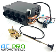 4 Ports Universal Under Dash Heater 12v Speed Switch Control Valve Kit 12000btu