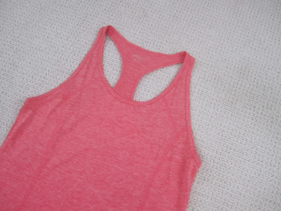 Camisa BCG para mujer pequeña rosa camiseta sin mangas cuello redondo atlética Foto 2 de 4