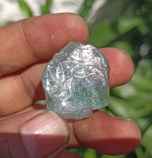 Piedras preciosas sueltas áspera aguamarina peso 65 cuidado 1 fotos tamaño 27X25X11 mm AF-75 Foto 2 de 4