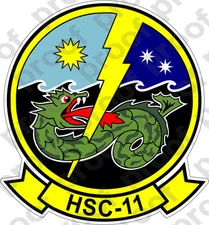 STICKER USN HSC 11 Dragonslayers