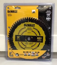 Dewalt 10-in 60-Tooth Fine Finish Carbide Miter/Table Saw Blade, DW3215PT