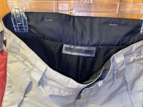 NWT Bonfire SnowBoard Ski Track Pants Tan Red Adjustable Waist Pockets Girls MED - 第 4/8 張圖片