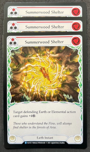 Flesh and Blood - Summerwood Shelter x3 - ELE125 - 1st Edition - Rare - Picture 1 of 1