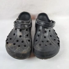 Crocs Classic Clog Slip On Black Slingback Sandal Men's Size 11