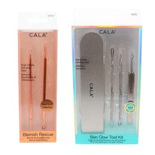 CALA Rose Gold Blemish Rescue Kit 2 pc Skin Glow Tool Kit 3 ct Combo Pack