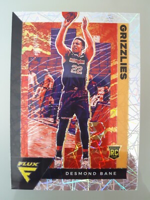 2020-21 Panini Flux Desmond Bane Rookie Card RC Laser #221 Memphis Grizzlies NBA