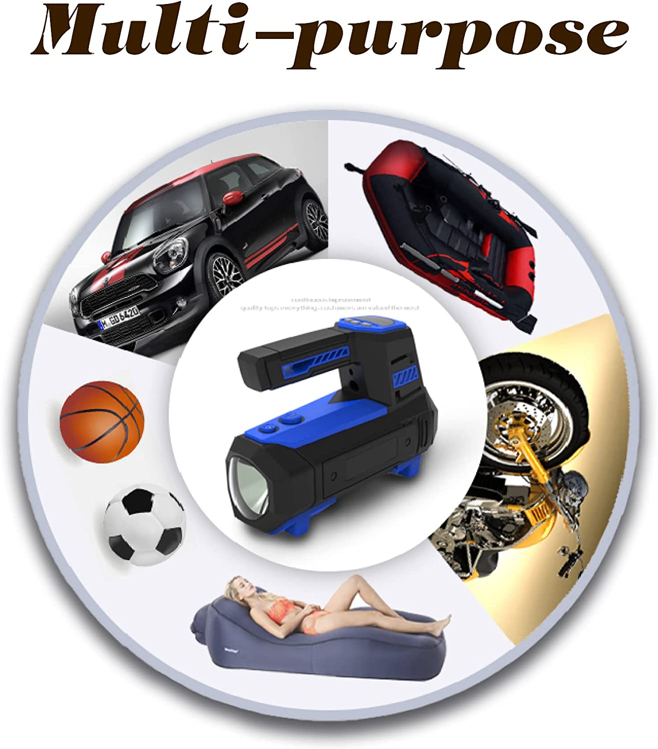 Tire Inflator Portable Air Compressor for Car Tires Car Accessories