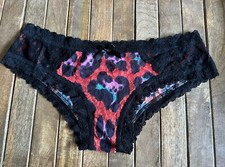 Vtg Hanky Panky M Black Lace Hipster Hiphugger Bikini Panties