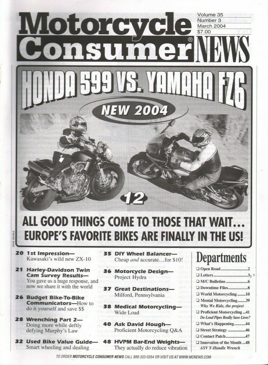 2004 March Motorcycle Consumer News - Vintage Magazine | eBay