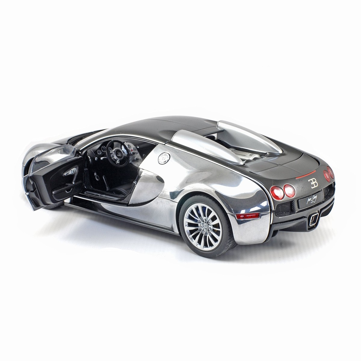 ミニカー AUTOart BUGATTI 16.4 VEYRON PUR SANG 1/18 AUTOart Bugatti EB Veyron 16.4 Pur SANG (Black & Alumnium