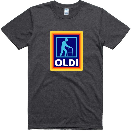 Fathers Day Mens Funny T-Shirt Oldi Parody Gift For Dad Regular Fit 100% Cotton - Picture 6 of 22