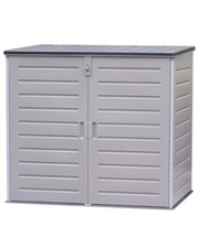 Garden Storage Unit 1170 L Trunk Garden Furniture Lockable Hinged Lid Grey