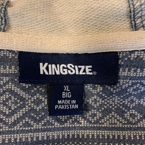 KingSize Men's Big & Tall French Terry Snow Lodge Hoodie Lounge Set Size XL - 第 10/19 張圖片