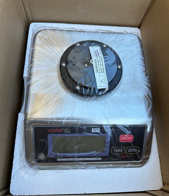 VISIONTECHSHOP TVS-6 PORTION CONTROL STAINLESS STEEL WASHDOWN SCALE 6LB