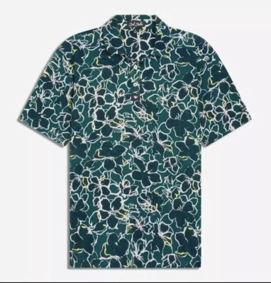 BAD BIRDIE MENS AZALEA COLLECTION GOLF POLO SIZE LARGE NWT GREEN