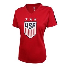 U.S. Soccer Federation USMNT Game Day Soccer Poly Shirt Home Red Color