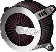 Vance & Hines VO2 Cage Fighter Air Cleaner Brushed Stainless 70367