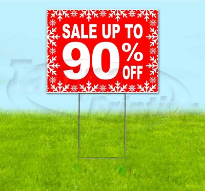 SALE UP TO 90% 18x24 Yard Sign WITH STAKE Corrugated Bandit BUSINESS ...