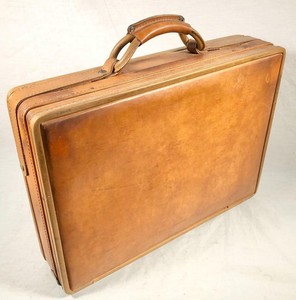 hartmann luggage leather vintage