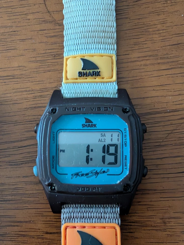 Paquete de correas de reloj con clip clásico tiburón vintage - marrón/azul Foto 2 de 4