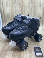 Roller Derby STR Seven Men's U726M Roller Skate Size 8 Preowned With Box Black