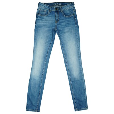 Tom Tailor Alexa Skinny Women Slim Leg Stretch Mid Jeans Pants 34 S W27 L32 Blue