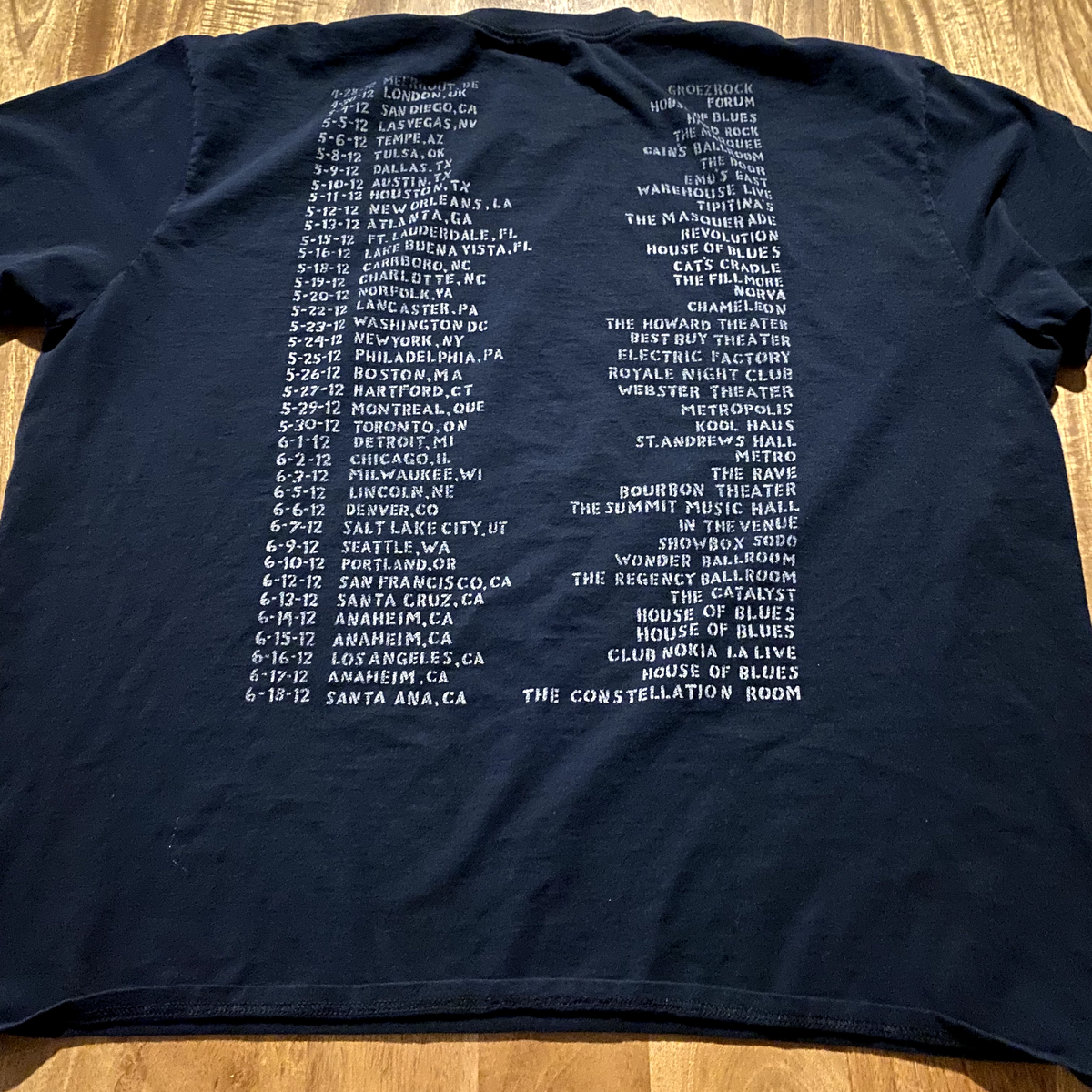 Mens Thrice Band T shirt Size 2XL Emo Punk Farewell Tour | eBay