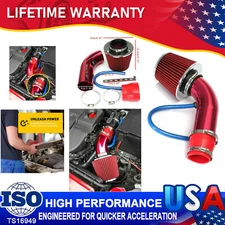Cold Air Intake Kit Filter Pipe High Power Flow Hose System 3" Car Accessories