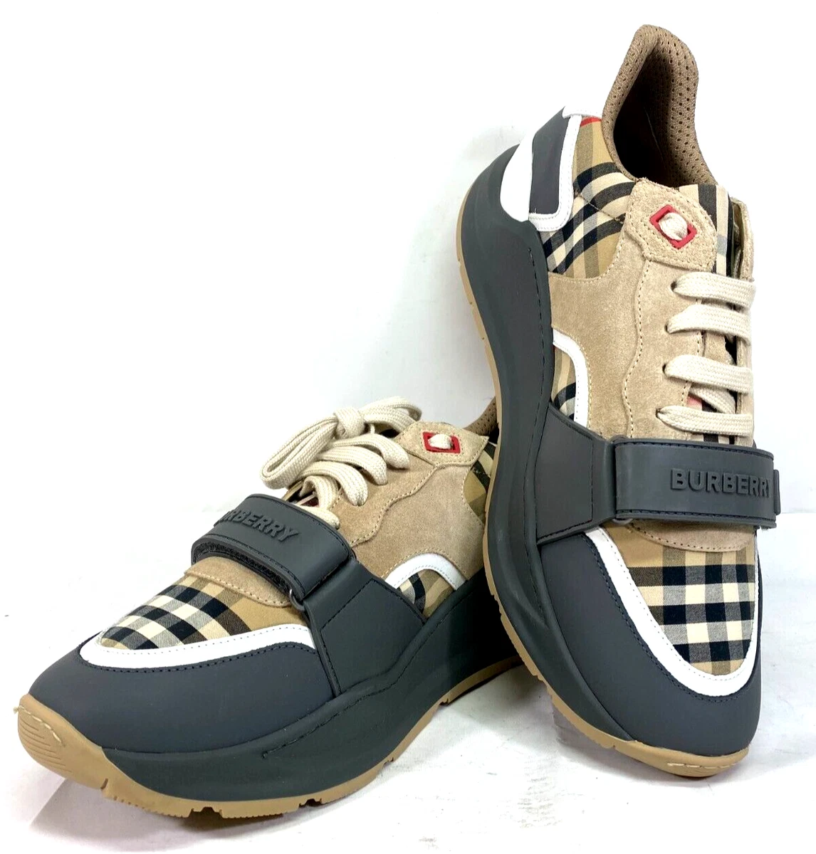 Perfect Fit: Burberry Sneakers with Insole 10.75
