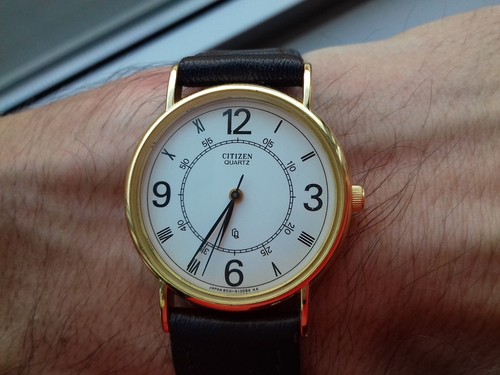 Montre Vintage Citizen Squared 36-73-97 - Collection NOS - Japon Années 80 - Neuf Avec étiquettes