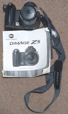 Konica DiMAGE Z5 5.0MP Digital Camera 12x 35-420mm w/ Strap/Manual See Desc