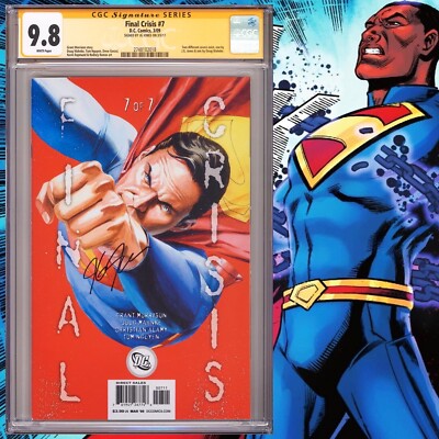 CGC SS 9.8 Final Crisis #7 signed by JG Jones 1st Calvin Ellis Superman JLA 2009