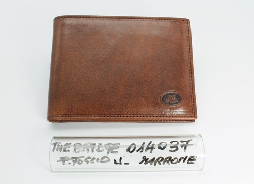 Portafoglio Uomo- Pelle- Marrone- Cod.014037- The Bridge | eBay